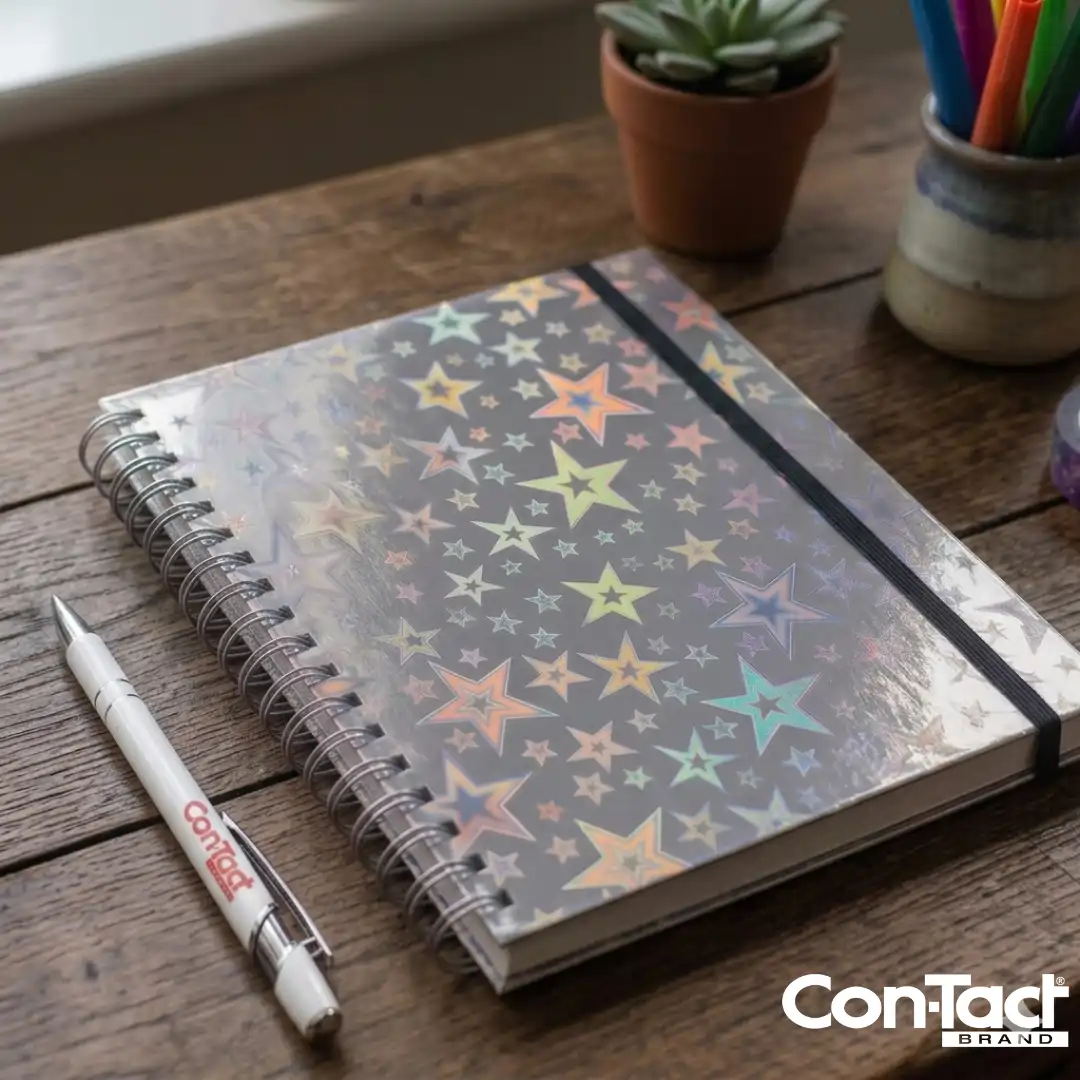 PAPEL CON-TACT HOLOGRAFICO STARS - Imagem 4