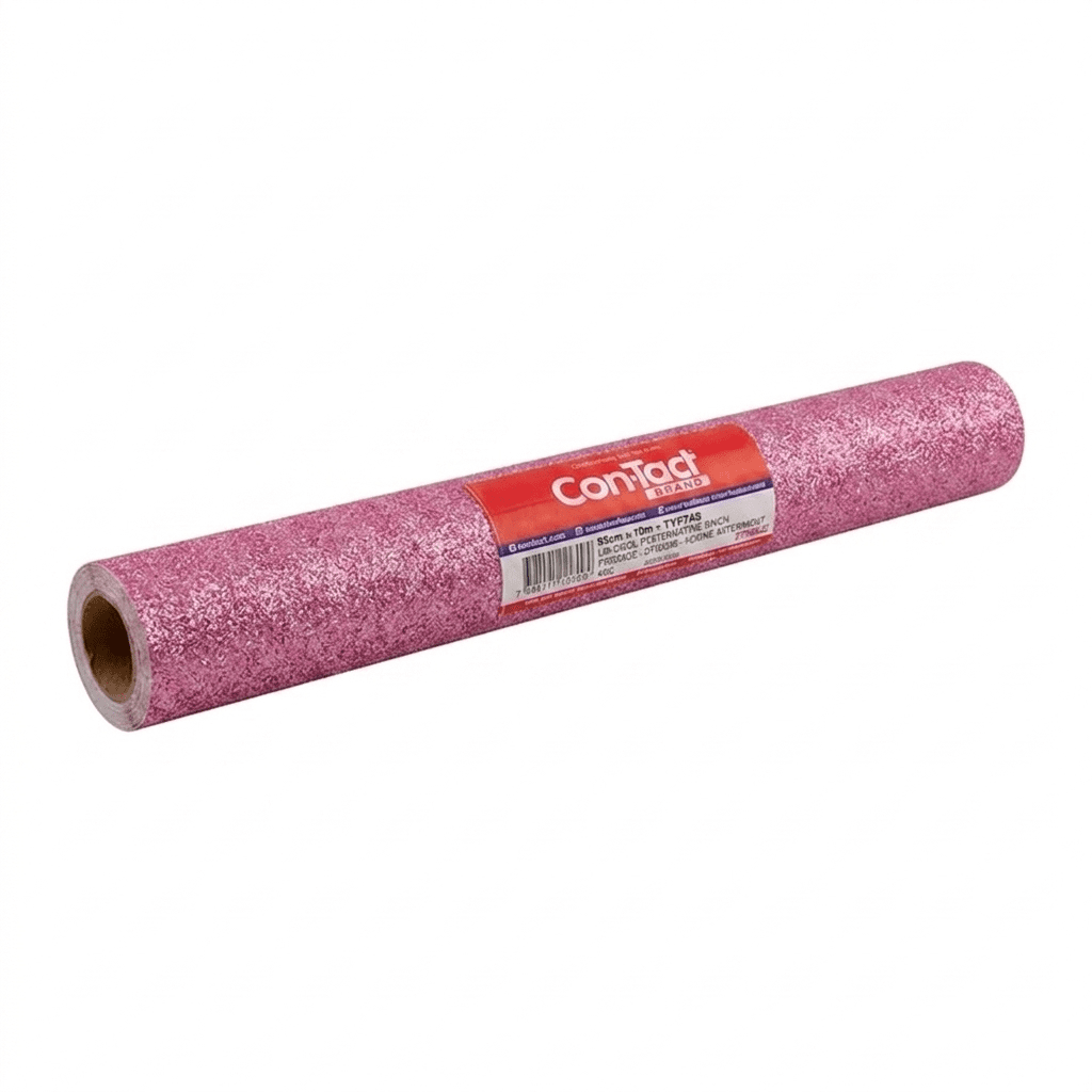 PAPEL CON-TACT GLITTER PINK SAKURA - Imagem 2