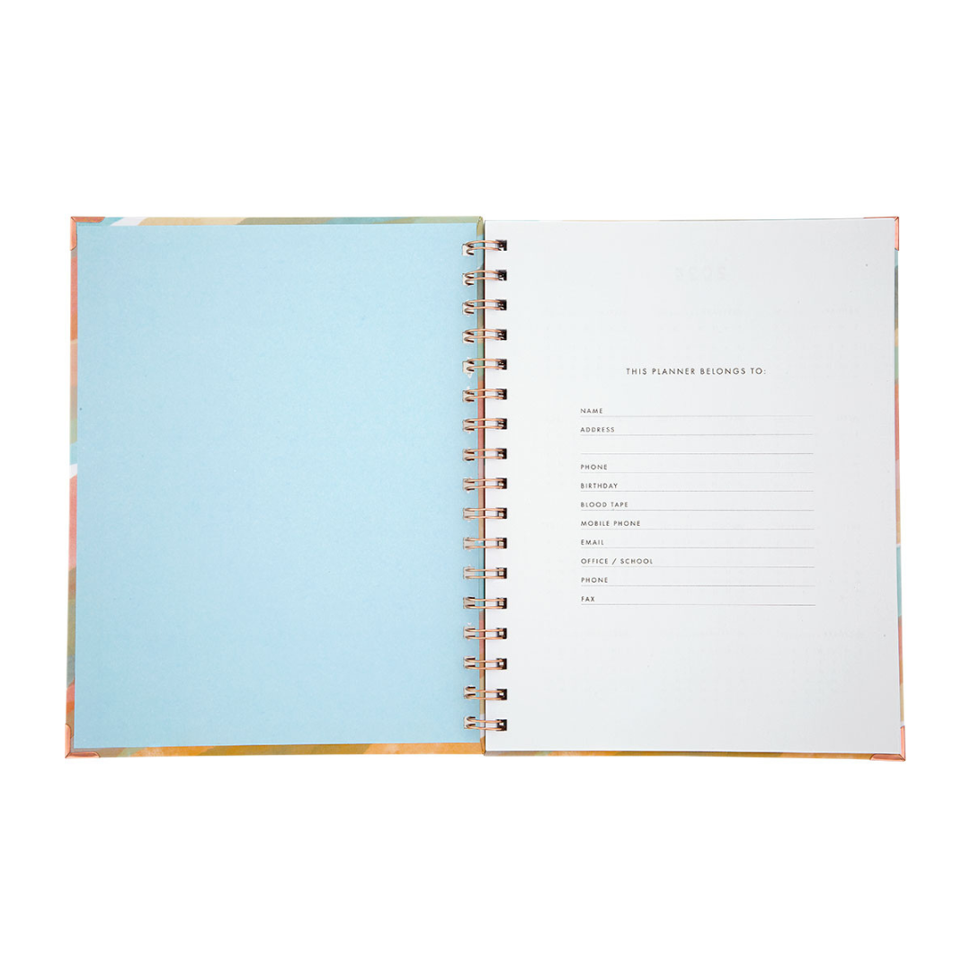 PLANNER PERMANENTE PLASTCOVER BOTANICALS SEMANAL 80 FLS - Imagem 3