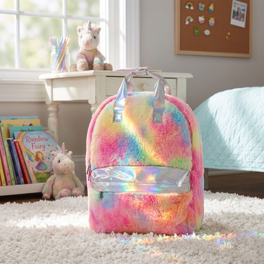 MOCHILA PLASTCOVER RAINBOW PLUSH - Imagem 5