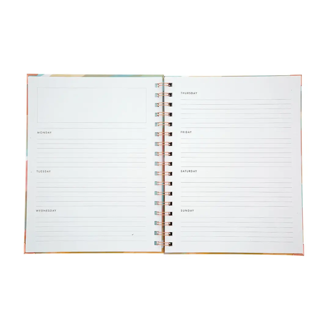 PLANNER PERMANENTE PLASTCOVER BOTANICALS SEMANAL 80 FLS - Imagem 4