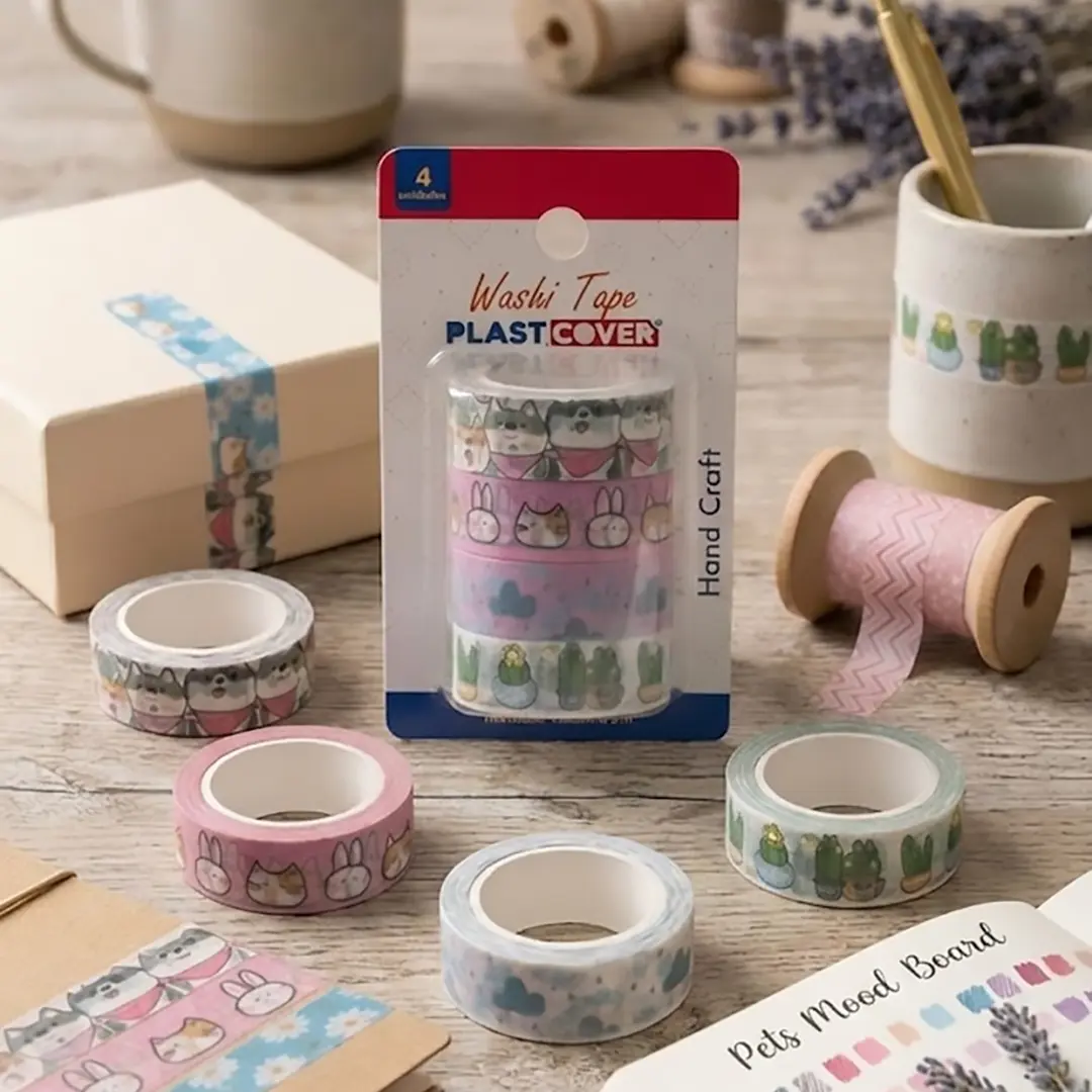 WASHI TAPE METÁLICA PRATA - Imagem 10