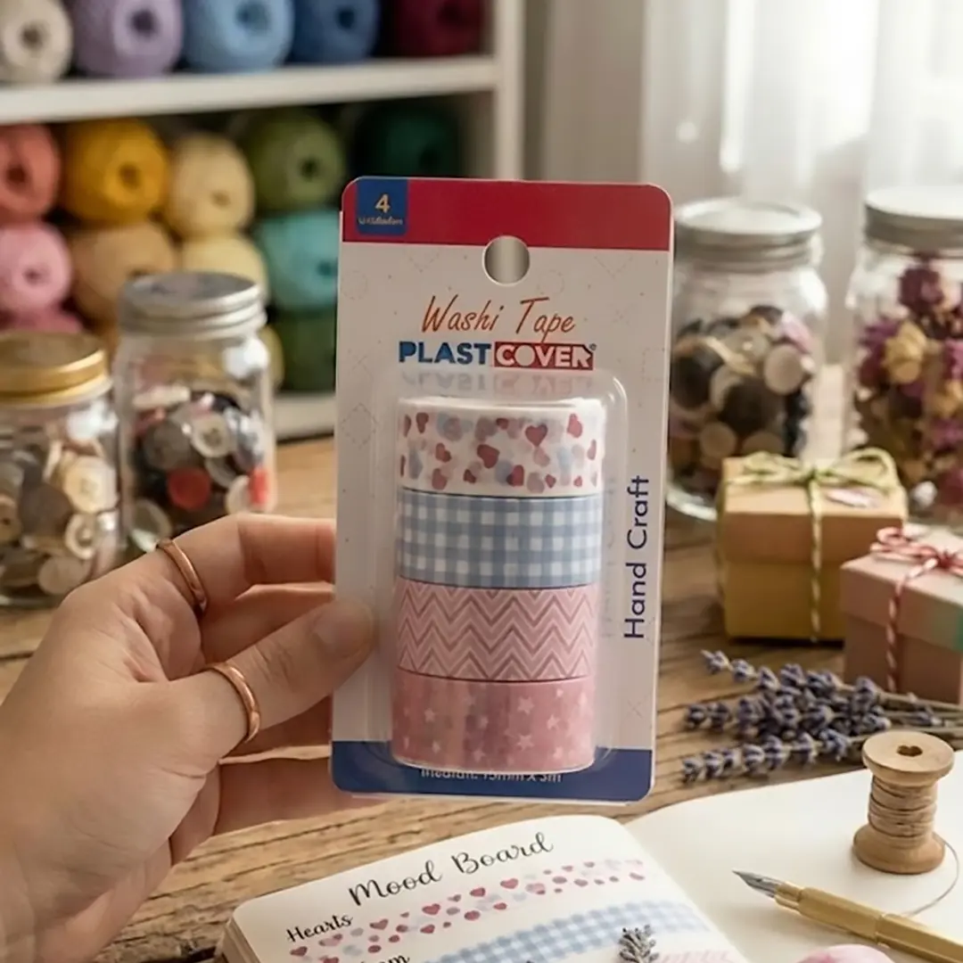 WASHI TAPE METÁLICA PRATA - Imagem 7