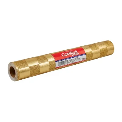 PAPEL CON-TACT GLITTER METALIZADO OURO - Imagem 2