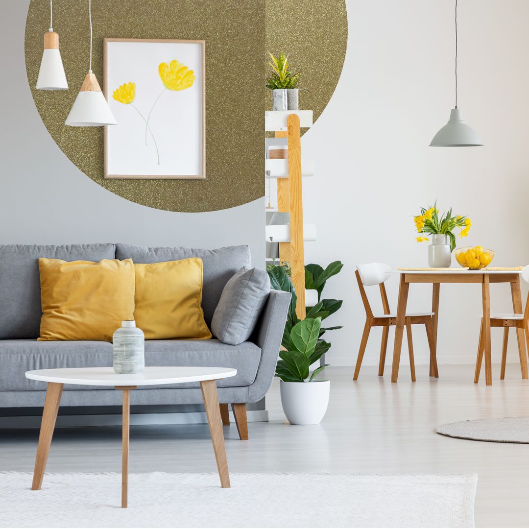 PAPEL CON-TACT GLITTER AMARELO GOLD - Imagem 4