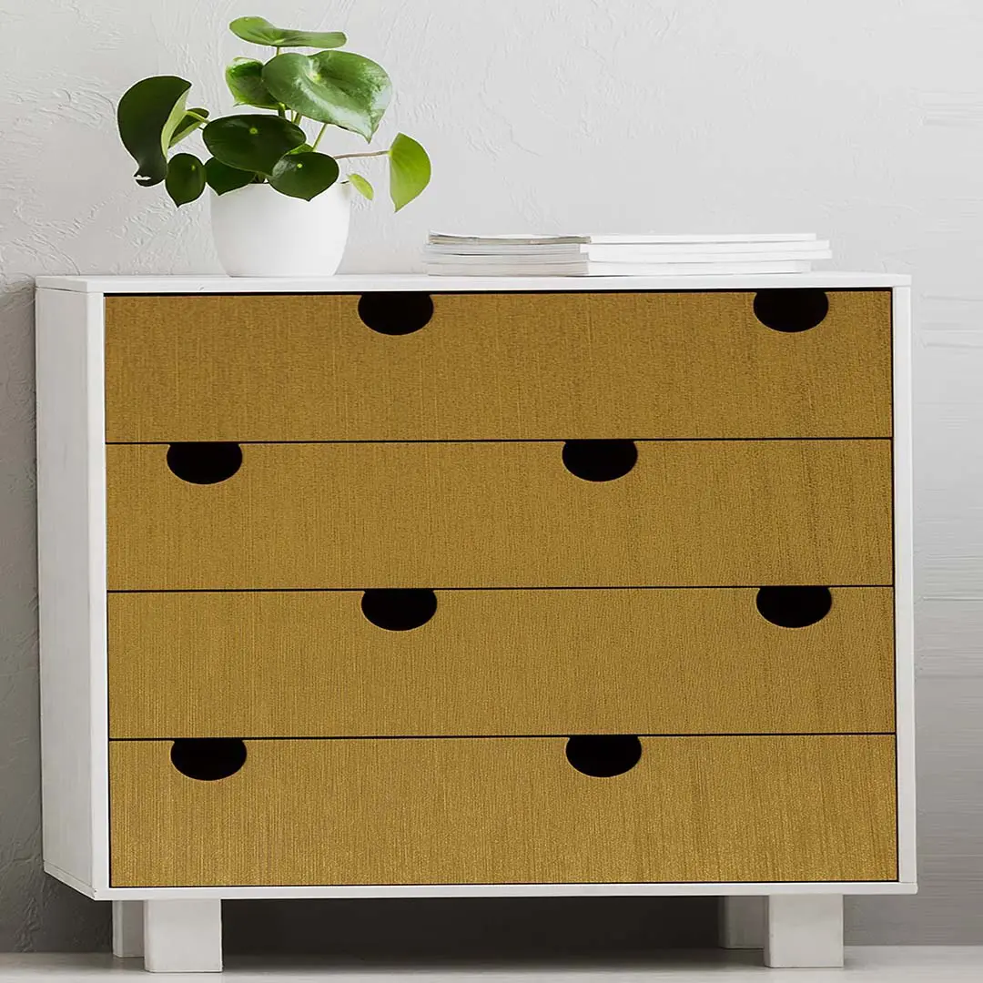 PAPEL CON-TACT AÇO ESCOVADO OURO - Imagem 4