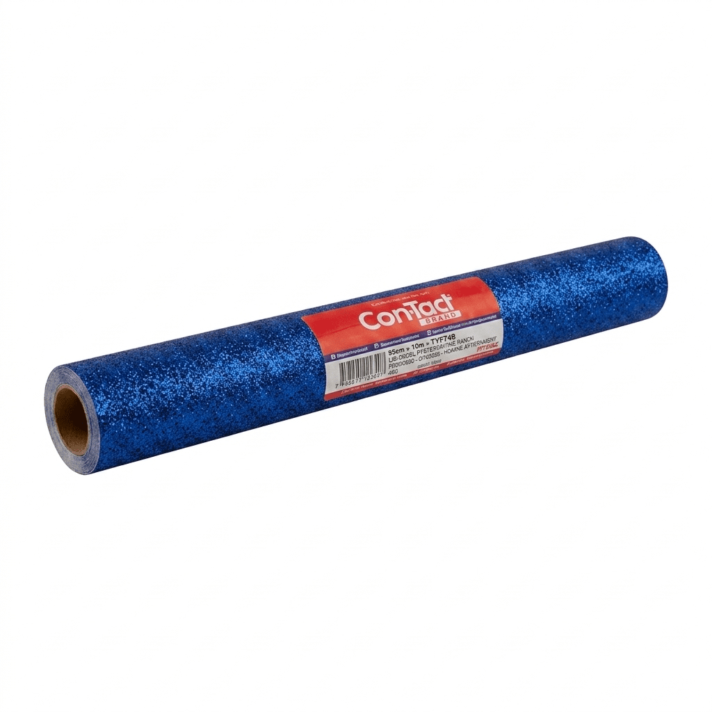 PAPEL CON-TACT GLITTER AZUL ROYAL - Imagem 2