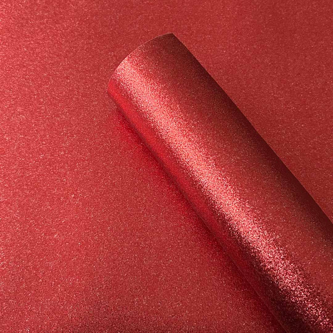 PAPEL CON-TACT GLITTER VERMELHO - Imagem 3