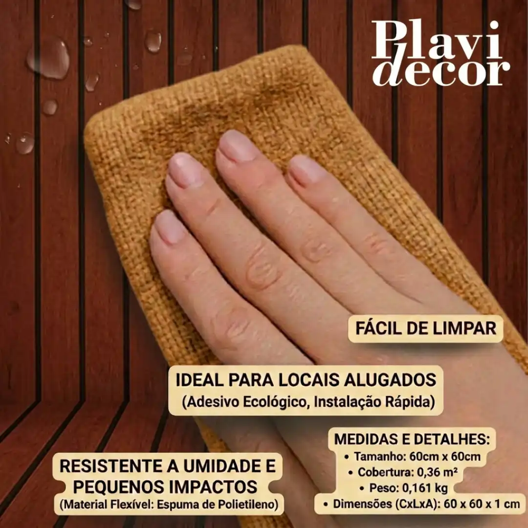Painel Ripado - Freijó - Imagem 5