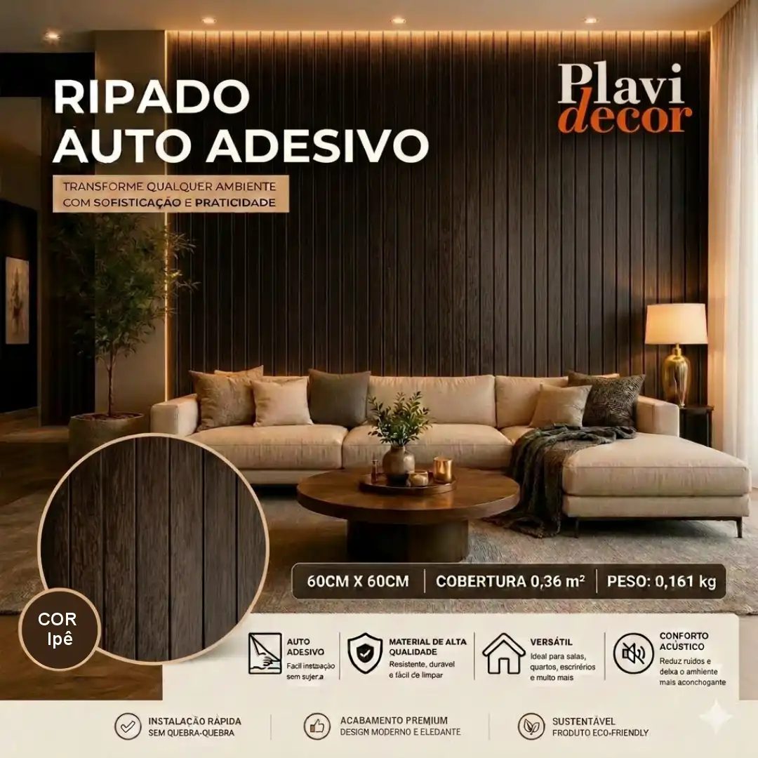 Painel Ripado - Ipê - Imagem 2