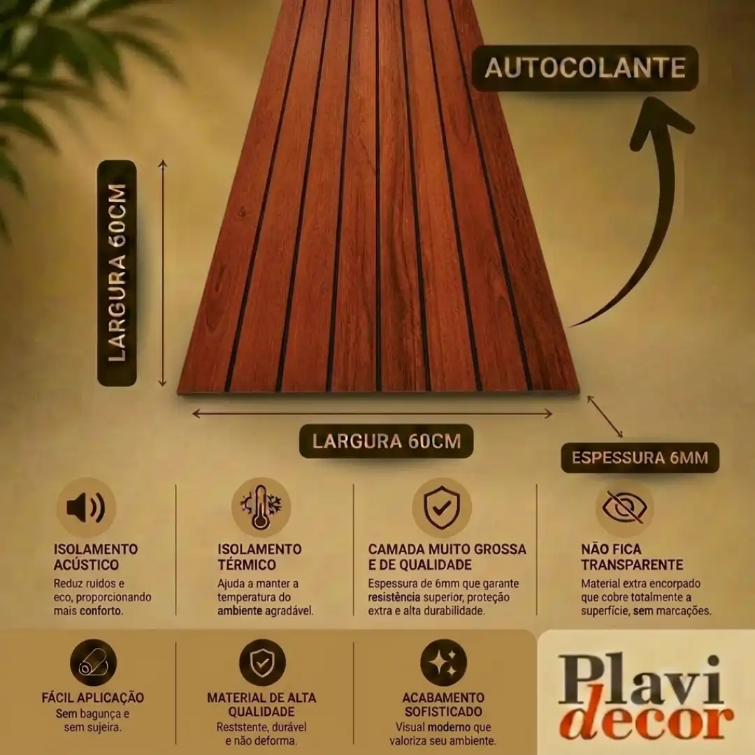 Painel Ripado - Freijó - Imagem 4