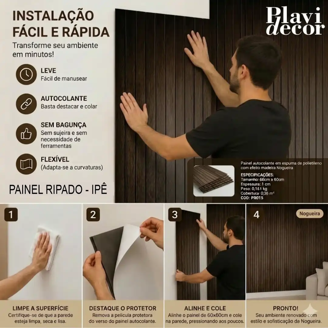 Painel Ripado - Ipê - Imagem 6