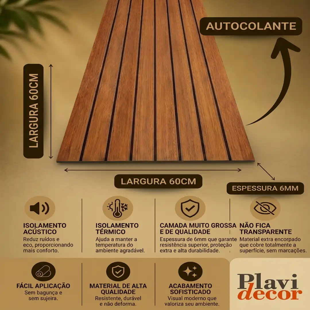 Painel Ripado - Cedro - Imagem 4