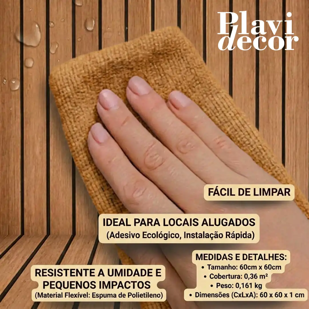 Painel Ripado - Cedro - Imagem 5