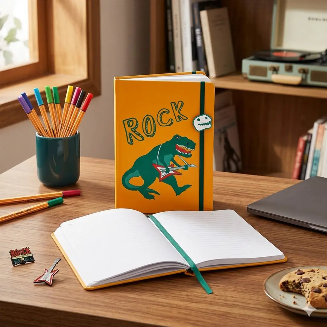 CADERNO DINO ROCK - Imagem 8