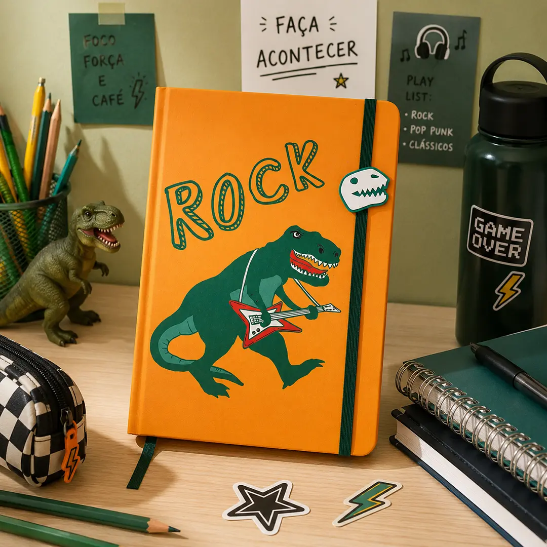 CADERNO DINO ROCK - Imagem 7