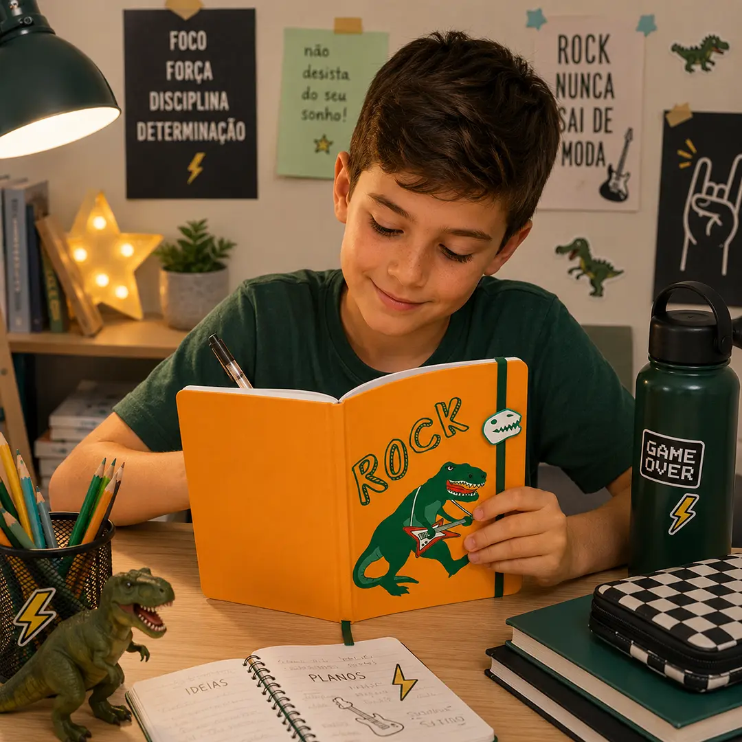 CADERNO DINO ROCK - Imagem 6