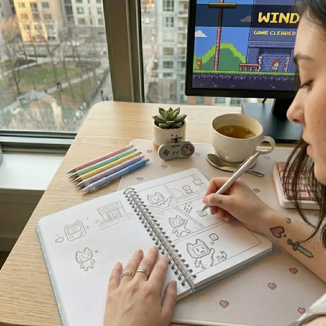 CADERNO GAME GIRL - Imagem 7