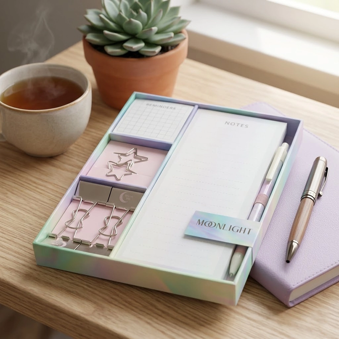 KIT PAPELARIA MOONLIGHT - Imagem 6
