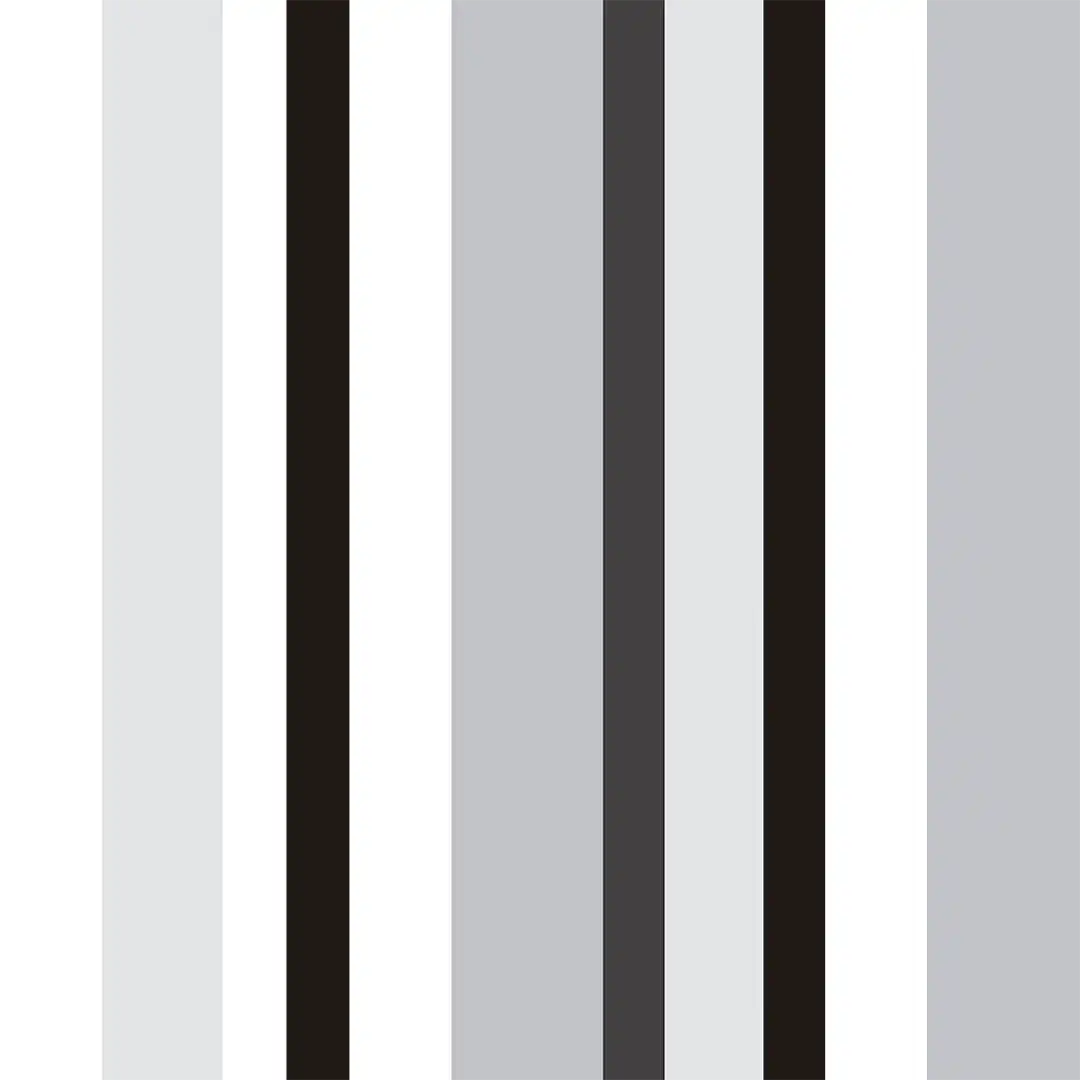 PAPEL DE PAREDE INTELIGENTE LISTRADO PRETO E CINZA