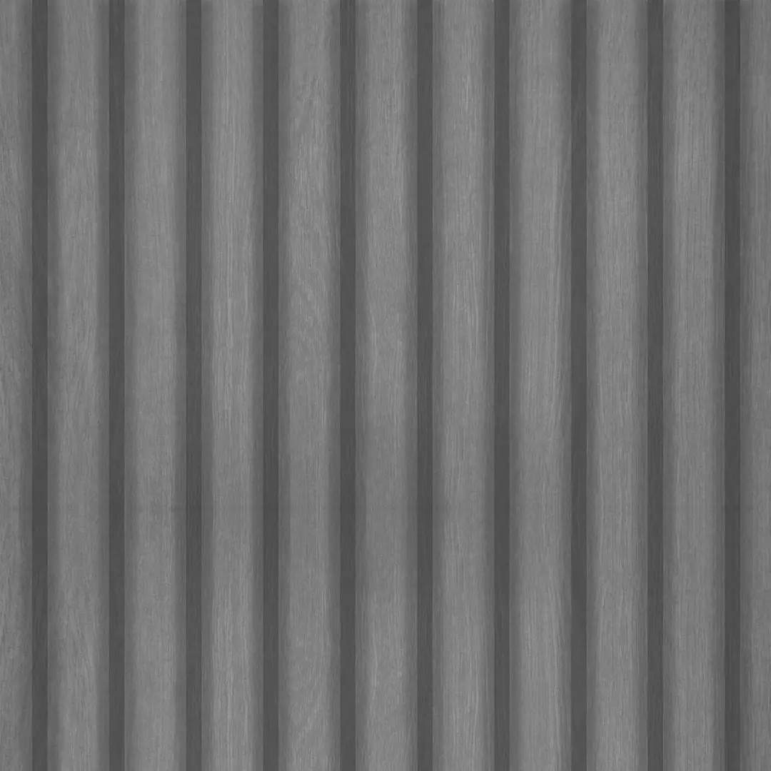 PAPEL DE PAREDE INTELIGENTE MADEIRA RIPADA CINZA