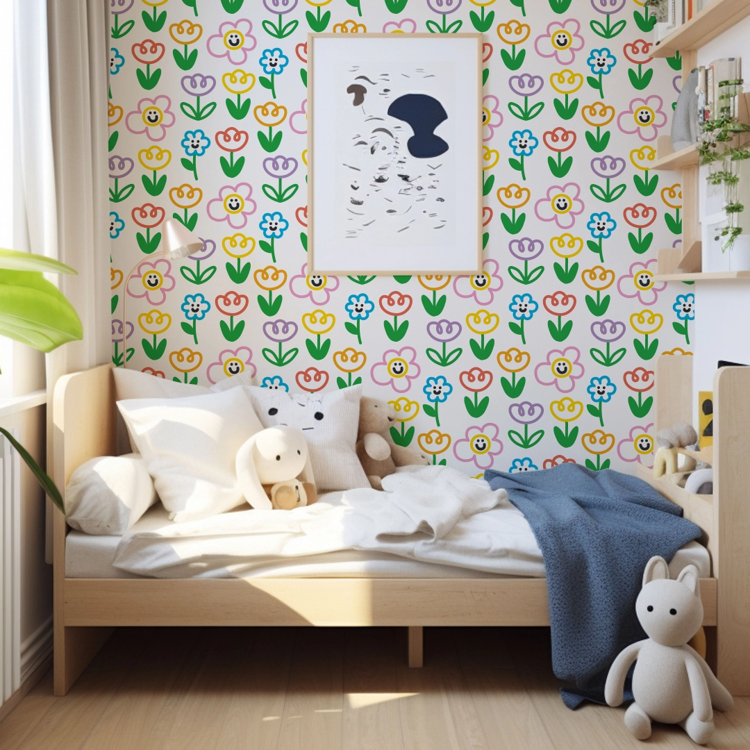 PAPEL DE PAREDE INTELIGENTE JARDIM FLORIDO - Imagem 3
