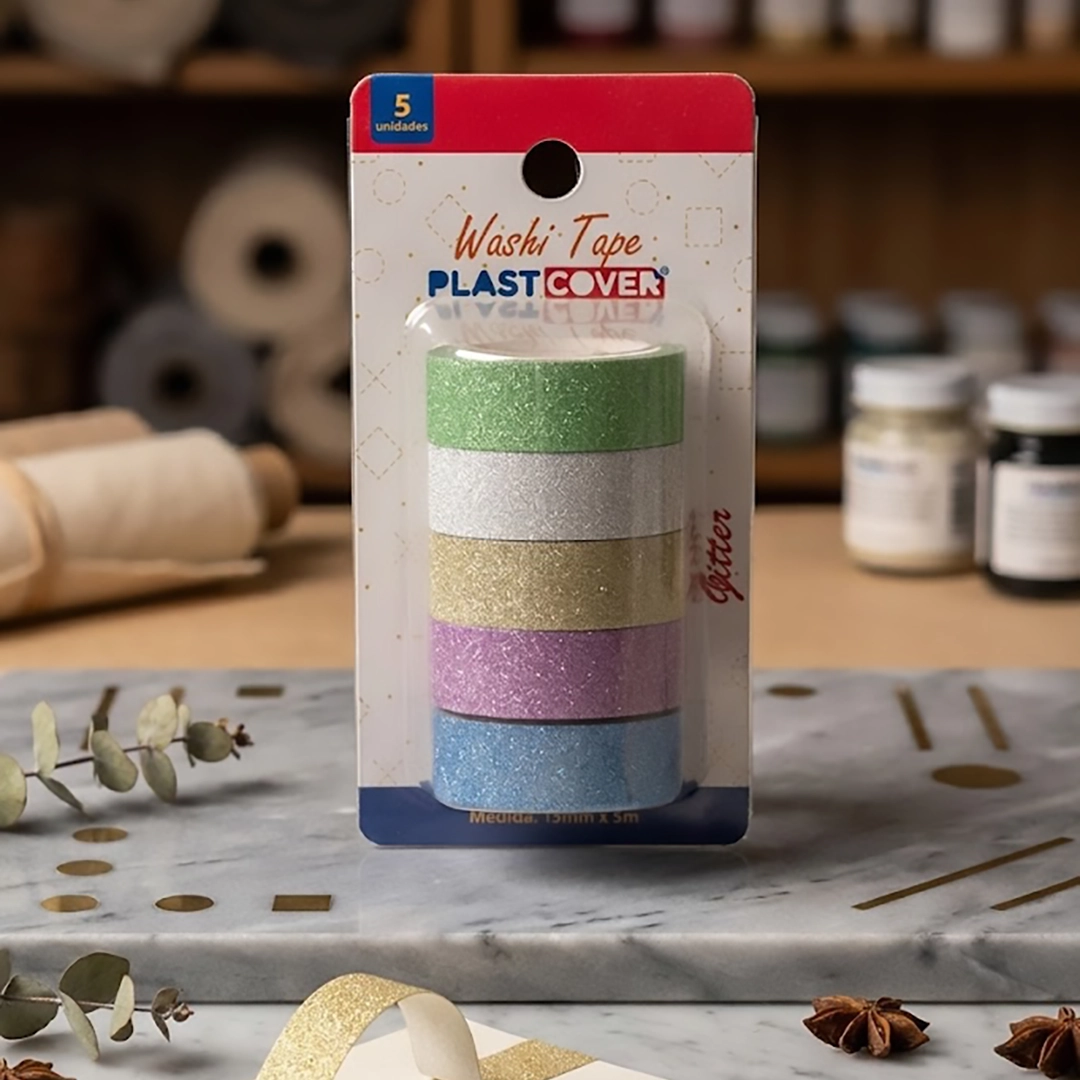 WASHI TAPE GLITTER - Imagem 8