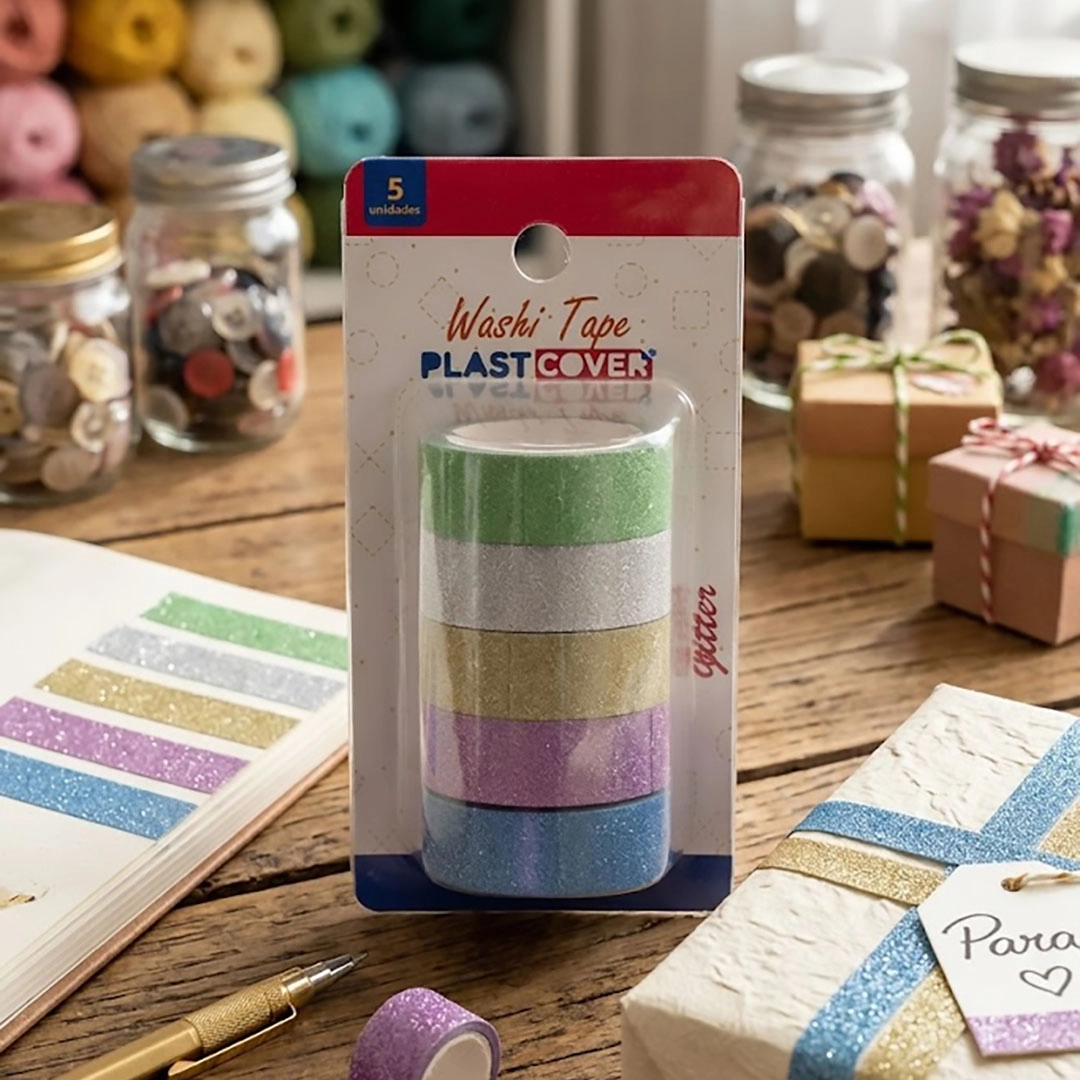 WASHI TAPE GLITTER - Imagem 7