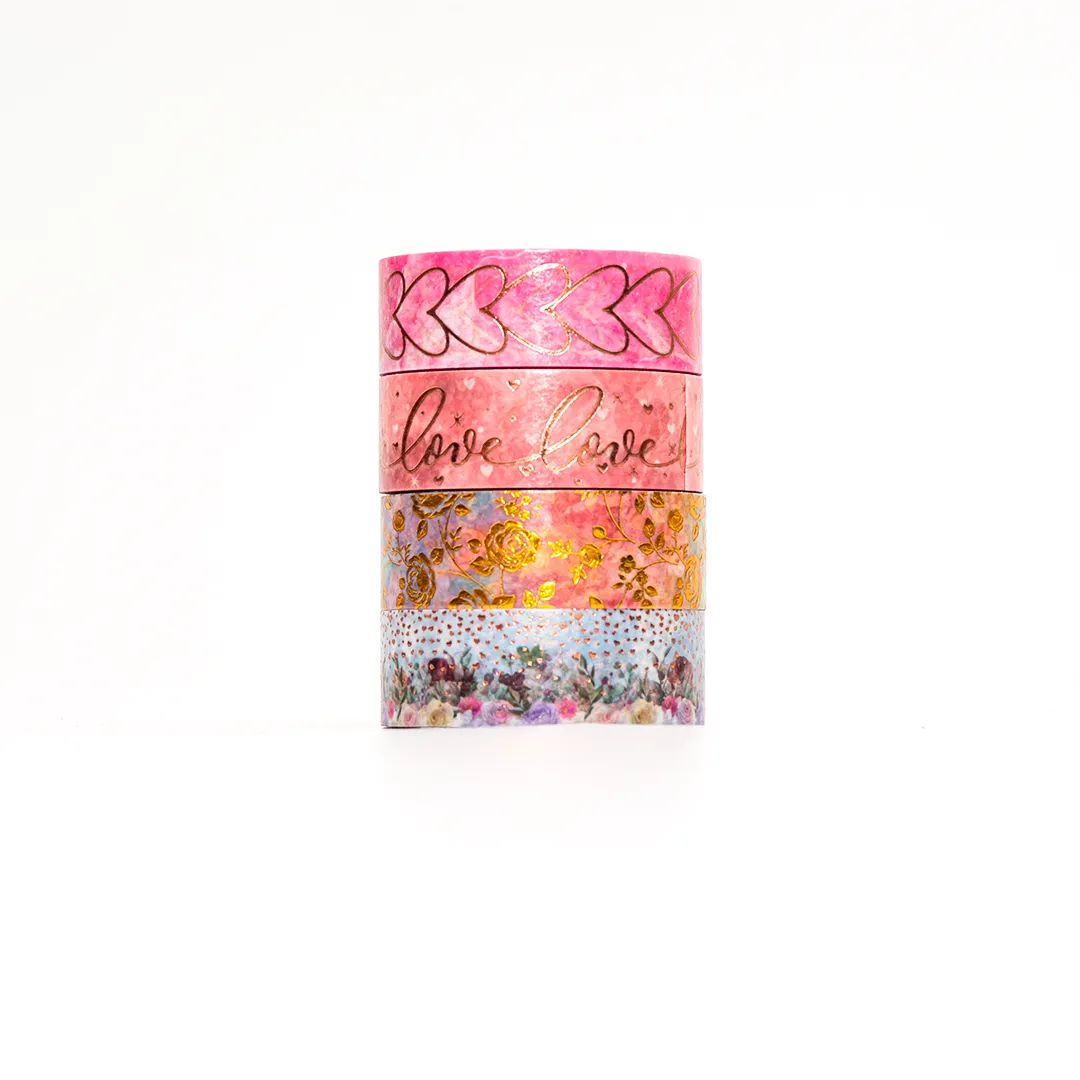 WASHI METÁLICA FLORAL - Imagem 2
