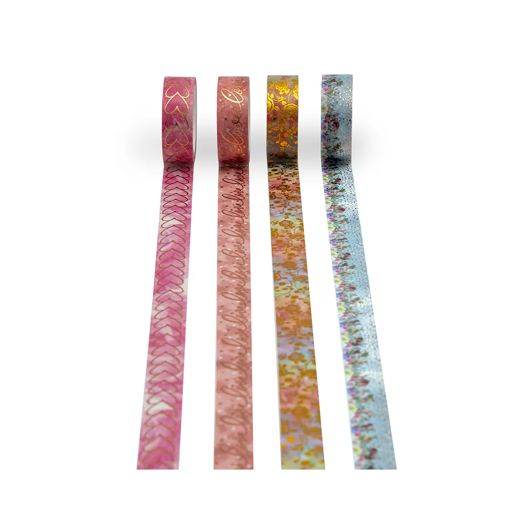 WASHI METÁLICA FLORAL - Imagem 4