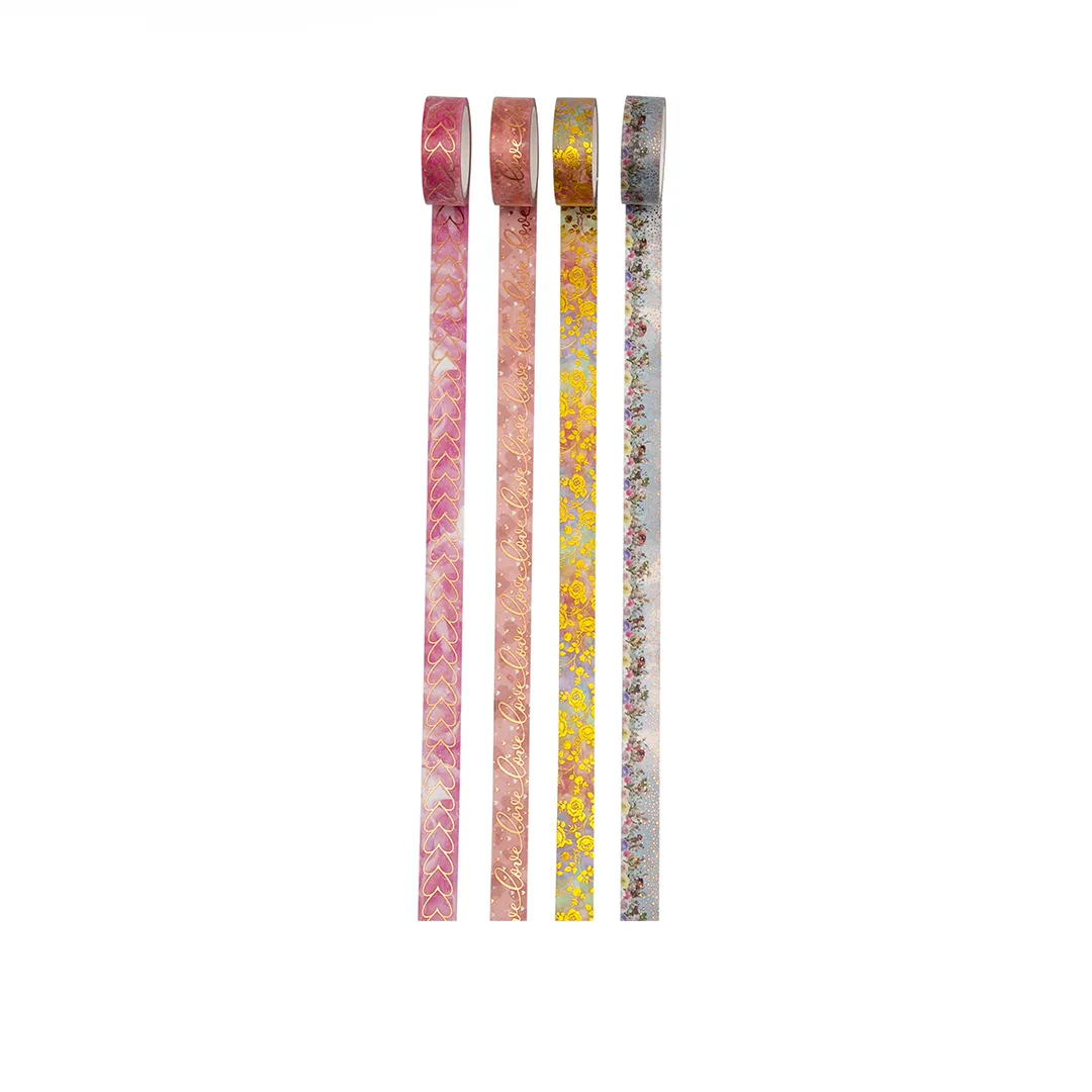 WASHI METÁLICA FLORAL - Imagem 6