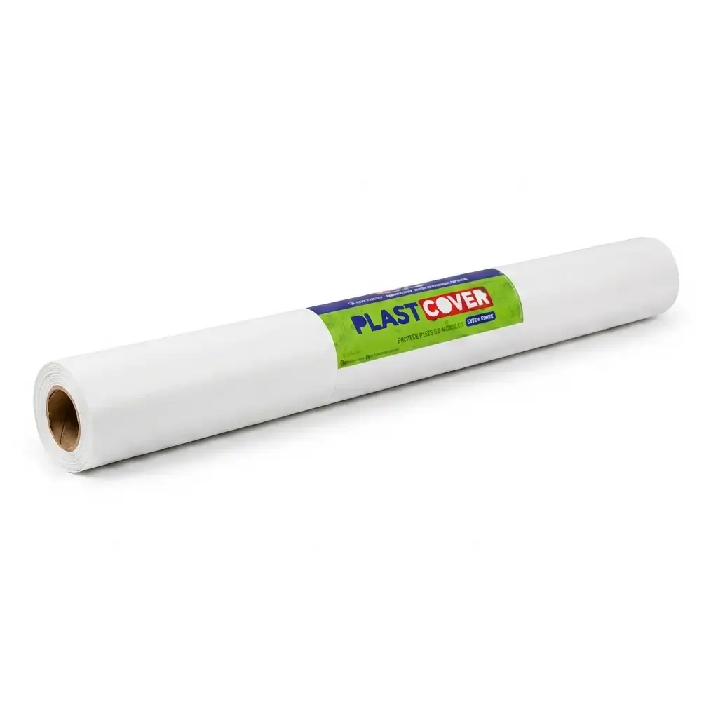 PLÁSTICO ADESIVO PLASTCOVER BRANCO OPACO