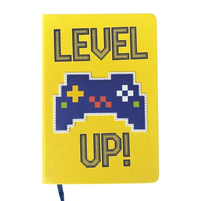 Caderno, Gamer, Level up, jogos, papelaria, escolar