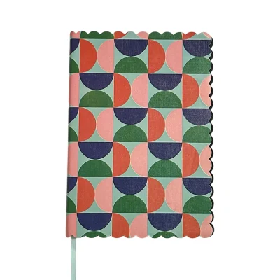 Caderno Geometric colors, cadernos, papelaria, fofo, escolar
