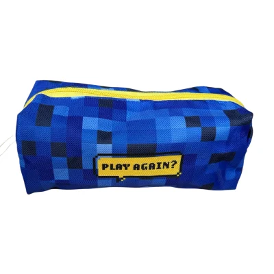 ESTOJO GAMER PIXEL AZUL