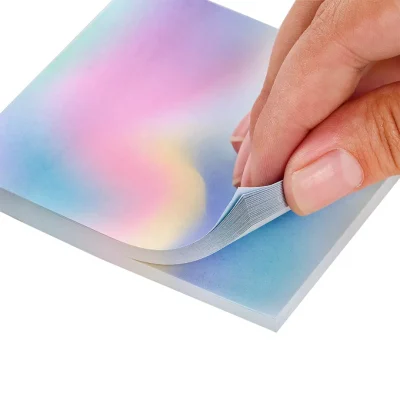 STICKY NOTES PLASTCOVER RAINBOW 80 FLS.
