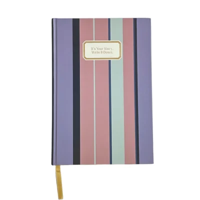 Caderno, Caderno listrado Be Kind, papelaria, escolar
